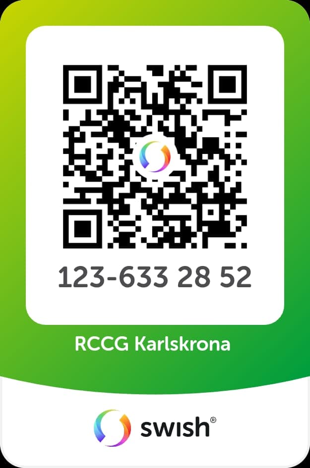 QR Code for Swish donations